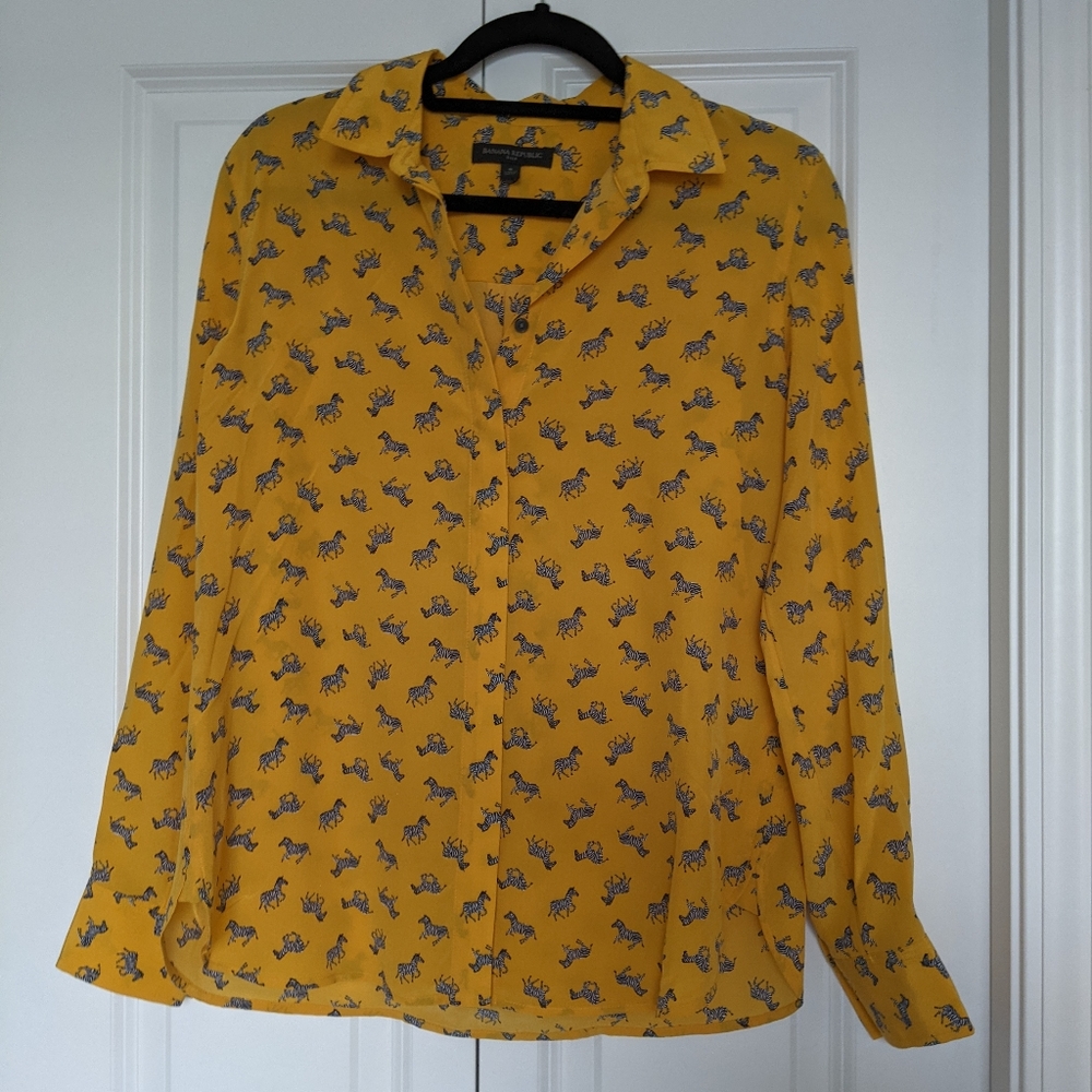 Banana Republic Silk Shirt